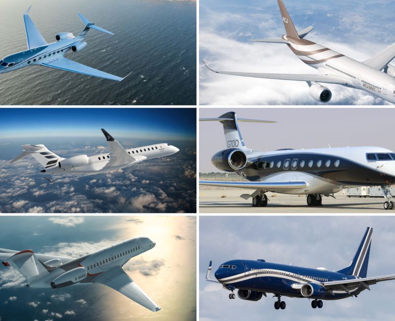 A Selection of the World’s Best Ultra-Long-Range Private Jets