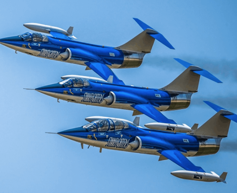 Flying at 1,400 MPH in the Supersonic F-104 Starfighter Jet