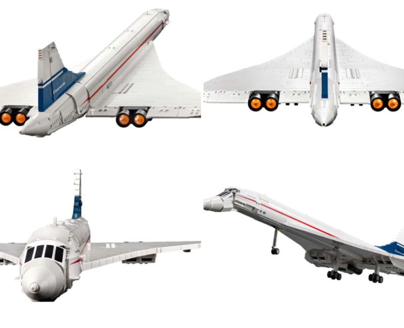 Lego’s New 2,000-Piece Concorde Supersonic Jet Set