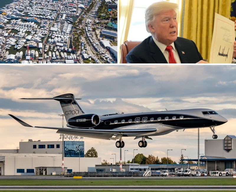 Potential Trump Tax Breaks Halt Yacht and Jet Purchases