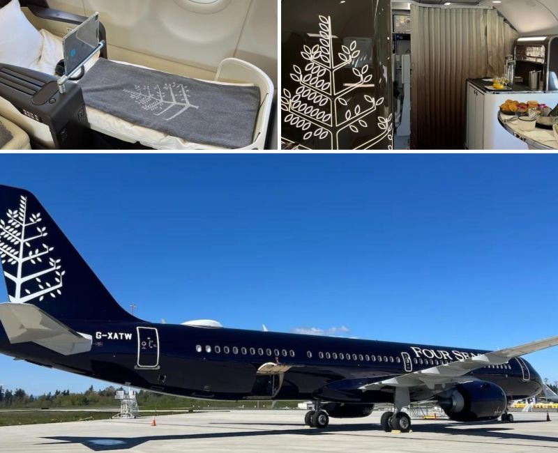 Inside Four Seasons’ Custom Designed Airbus A321LR Private Jet