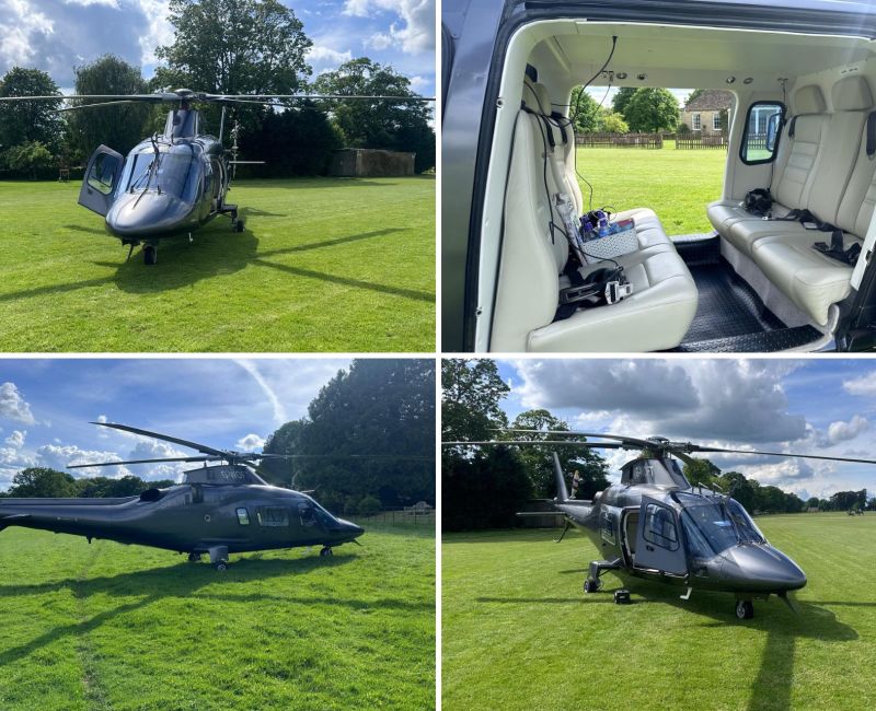 3 Former-British Army Personnel, An Agusta Helicopter and a Successful Charter