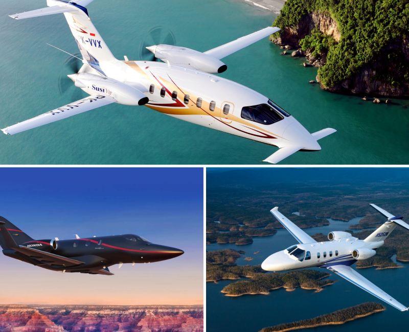 A Selection of The Best Private Jets for Short Flights